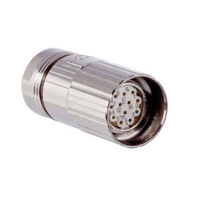 DOS-2312-G, CONECTOR RECTO HEMBRA M23, 12 PINES, IP67