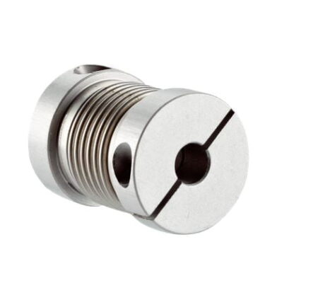 KUP-1010-B, ADAPTADOR DE EJE 10-10MM P/ ENCODER MAT. ACERO INOX. Y ALUMINIO
