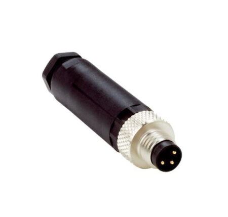 STE-0803-G, CONECTOR RECTO MACHO M08, 3 PINES, IP67 STE-0803-G, CONECTOR RECTO MACHO M08, 3 PINES, IP67