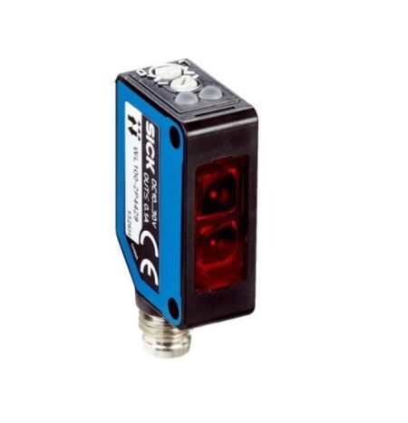 WL100-2P4429, SENSOR FOTOELECTRICO REFLEX ALC. 3mts PNP/NA+NC CONEX. M08, 4 PINES IP67 MAT. ABS