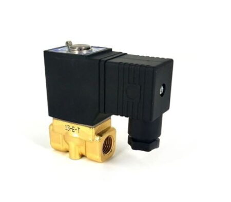 2WX03008AT, ELECTROVALVULA SELENOIDE DE 2/2 VIAS, 1/4» NPT NC BOB. 220VAC, BRONCE