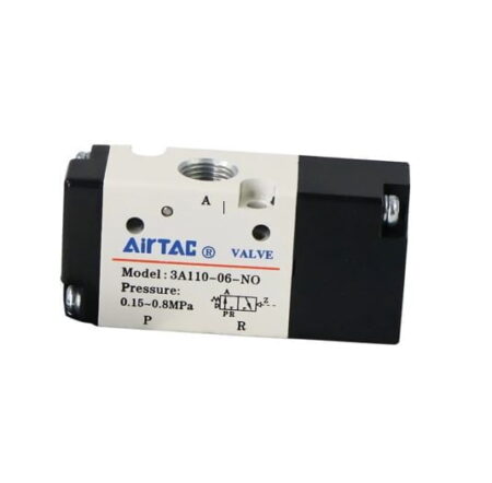 3A11006NCT, VALVULA NEUMATICA MONOESTABLE 3/2 VIAS, 1/8″ NPT NC