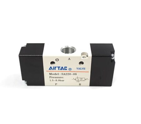 3A22008T, VALVULA NEUMATICA MONOESTABLE 3/2 VIAS, 1/4» NPT