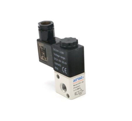 3V106ET, ELECTROVALVULA SOLENOIDE MONOESTABLE 3/2 VIAS, 1/8» NPT NC BOB. 24VAC 3V106ET, ELECTROVALVULA SOLENOIDE MONOESTABLE 3/2 VIAS, 1/8» NPT NC BOB. 24VAC