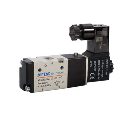 3V11006NOBT, ELECTROVALVULA MONOESTABLE 3/2 VIAS, 1/8» NPT NA BOB. 24VDC 3V11006NOBT, ELECTROVALVULA MONOESTABLE 3/2 VIAS, 1/8» NPT NA BOB. 24VDC