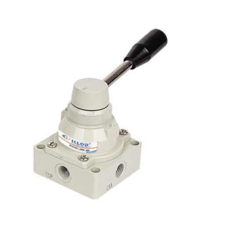 4HV410-10, VALVULA NEUMATICA DE CONMUTACION MANUAL 4/2 VIAS, G3/8″, 0-1.0MPA