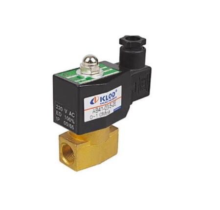 AB41-03.04-DC24V, ELECTROVALVULA SOLENOIDE DE ACCIÓN DIRECTA 2/2 VÍAS, G3/8″-G1/2″, 0-1.5MPA, NC, BOB. 24VDC, BRONCE