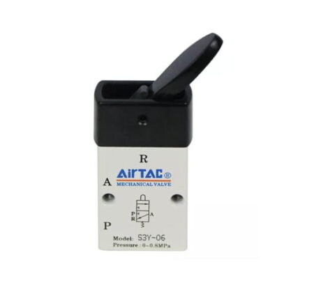 S3Y06T, INTERRUPTOR TIPO PALANCA 3/2 VIAS 1/8″ NPT